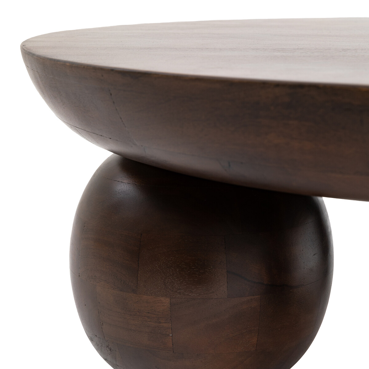 Sanford Round Coffee Table dark wood, ÉDITÉ
