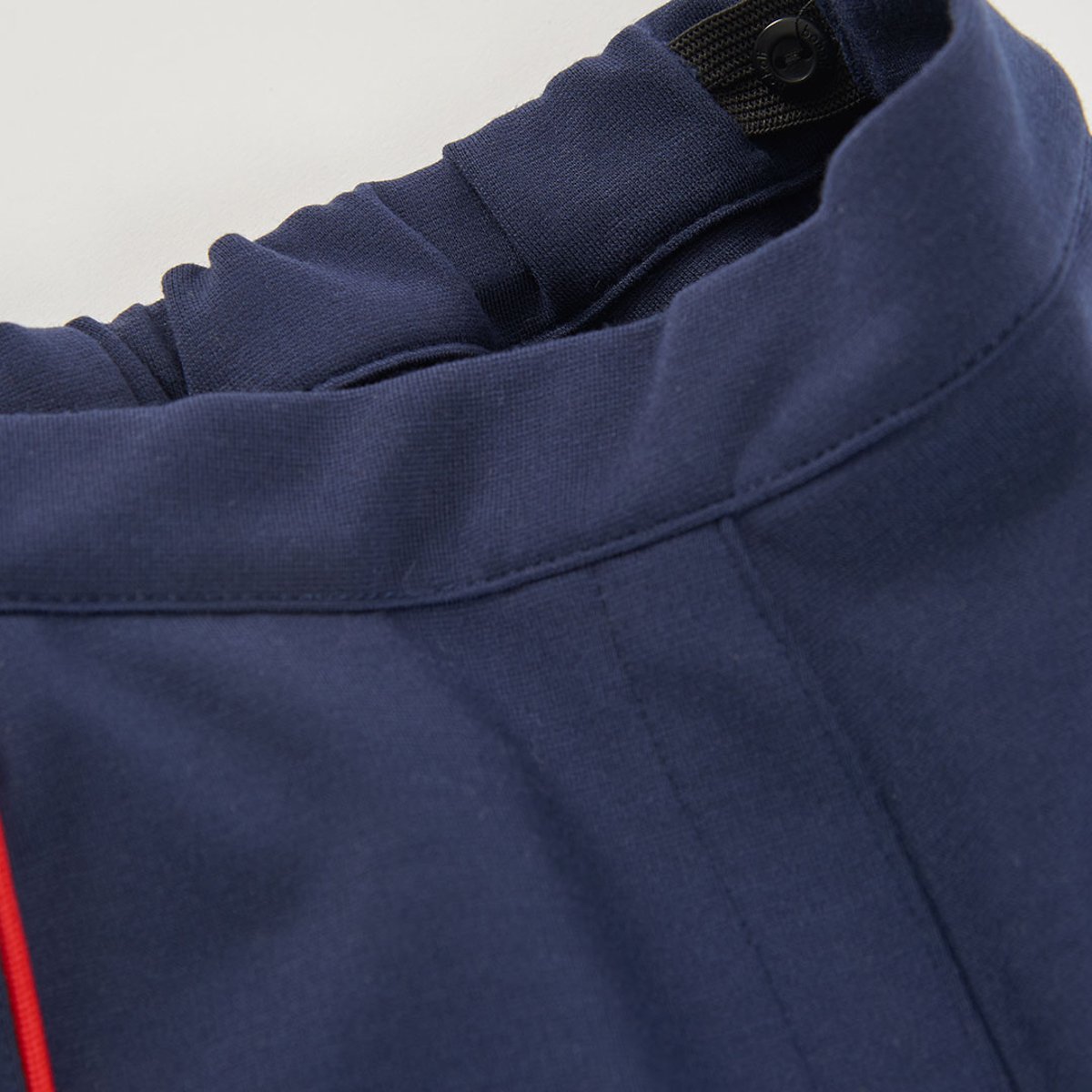 Pantalon fille avec bande latérale bleu, BOBOLI