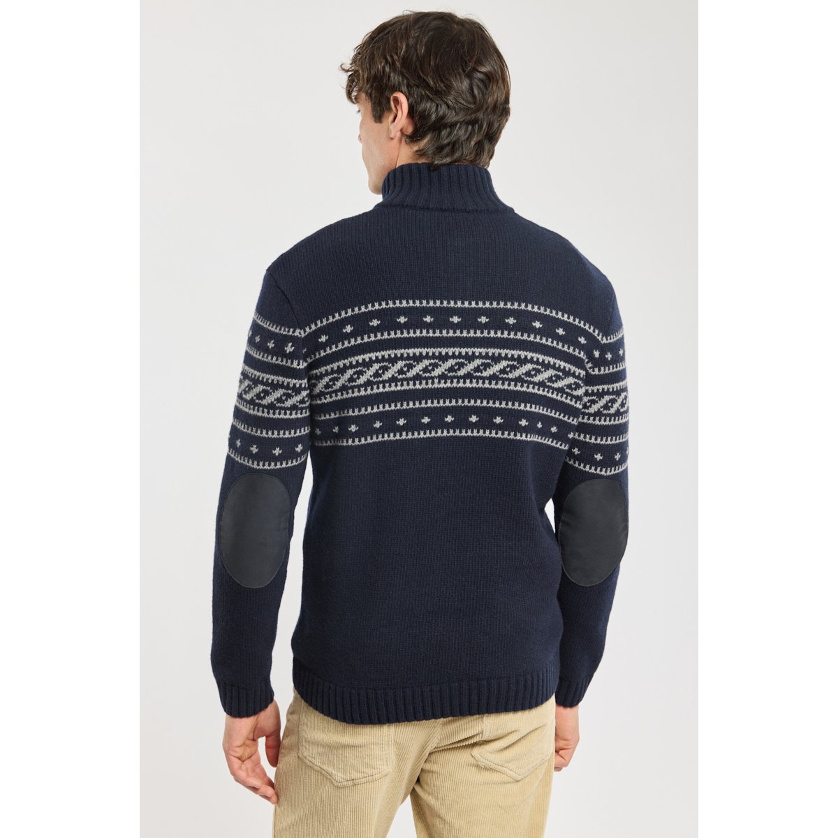 Pull camionneur Deauville - laine marine deep, ARMOR-LUX