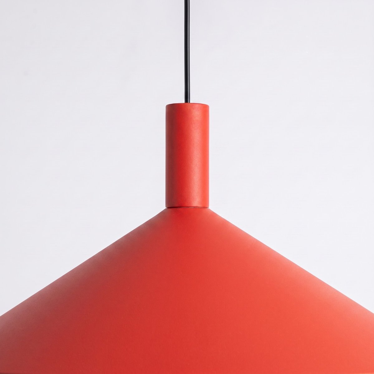 Suspension Acier Rouge E27 1 Nox rouge, EDEN