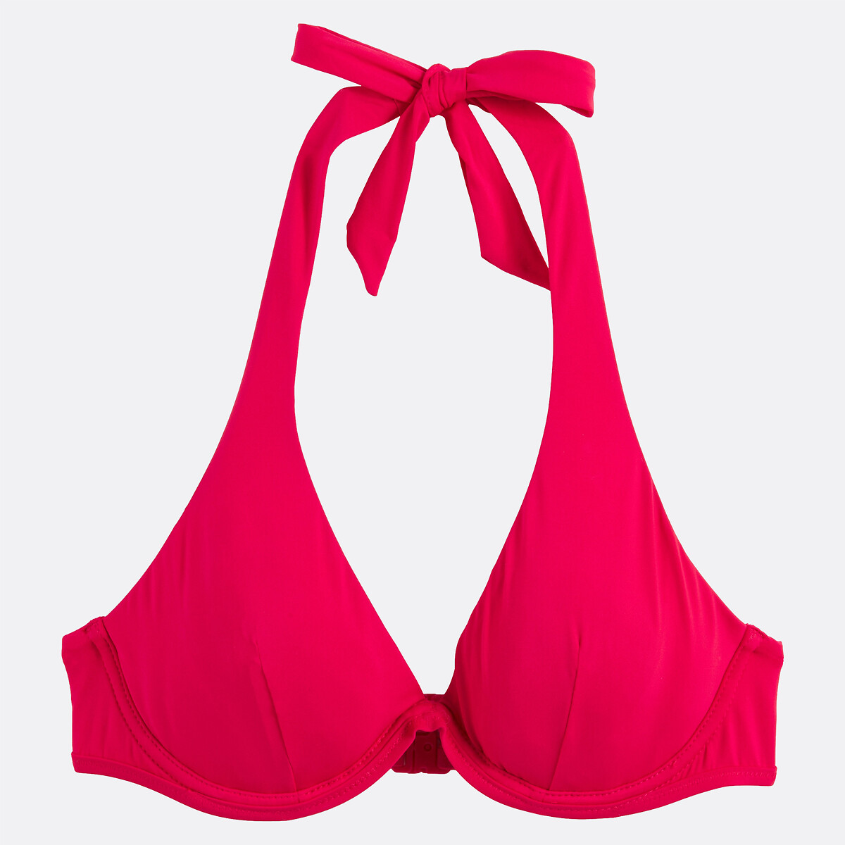 Haut de maillot de bain, foulard Essentiel framboise, LA REDOUTE COLLECTIONS