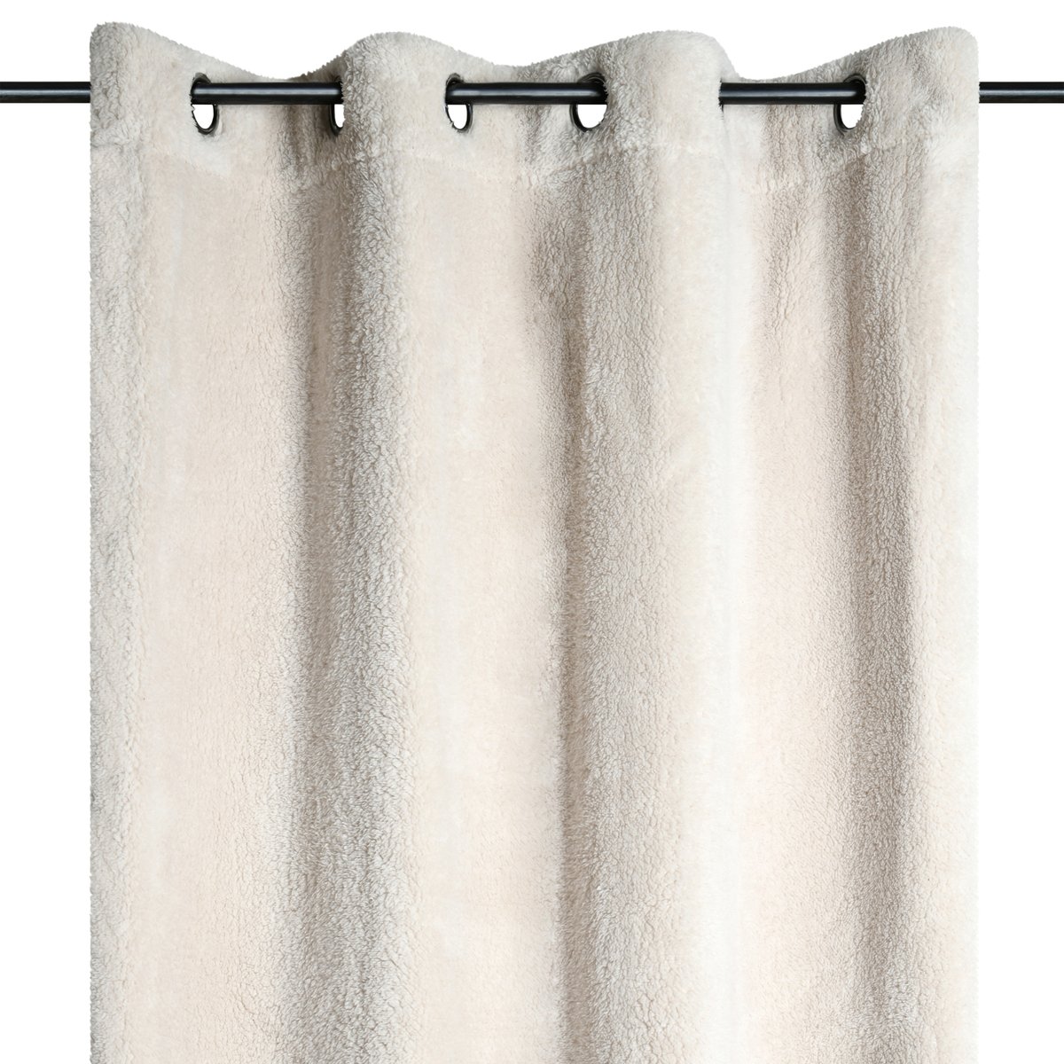 Rideau - Effet peau lainée ultra doux ecru, LOVELY CASA