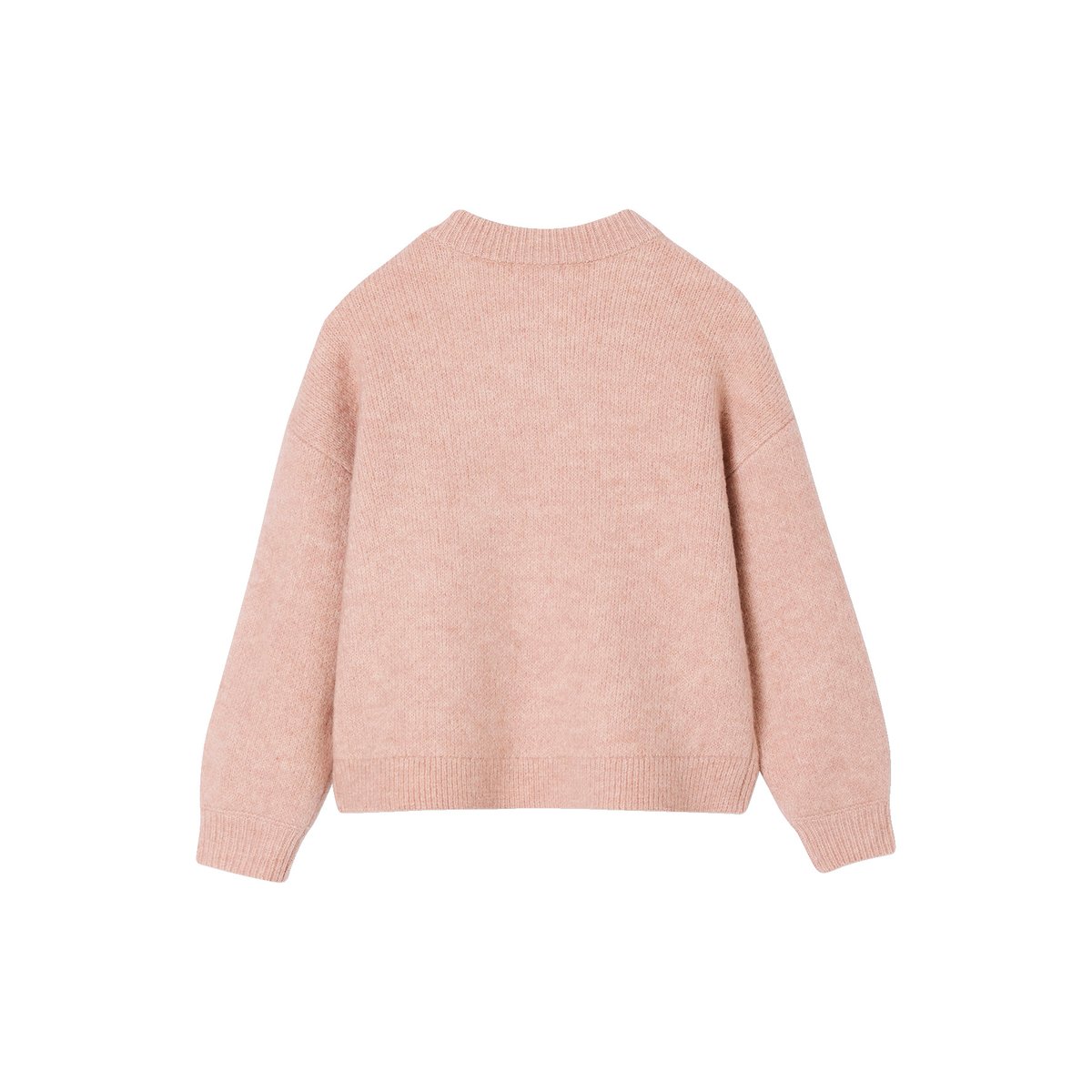 Gilet fantaisie avec n½ud en velours rose poudré, VERTBAUDET