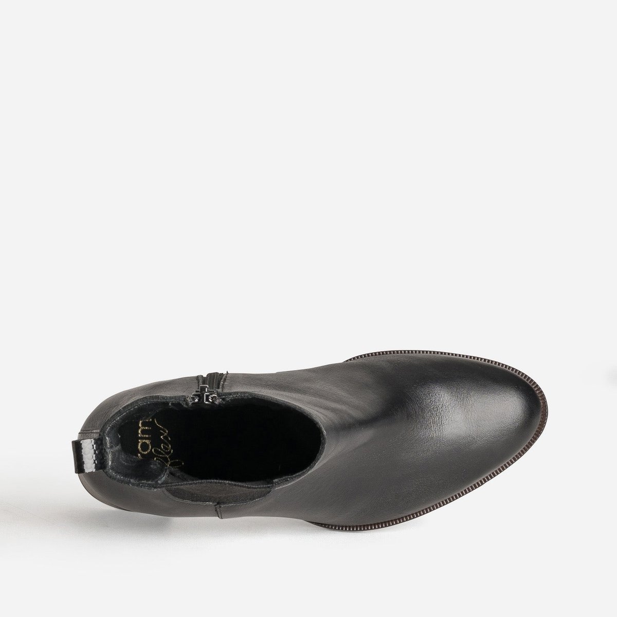 Boots À Talon en cuir CLESIA noir, ERAM