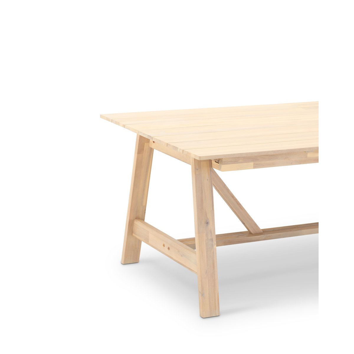 Table à manger, extensible, bois, LAMAS bois clair, DEFORA HOME