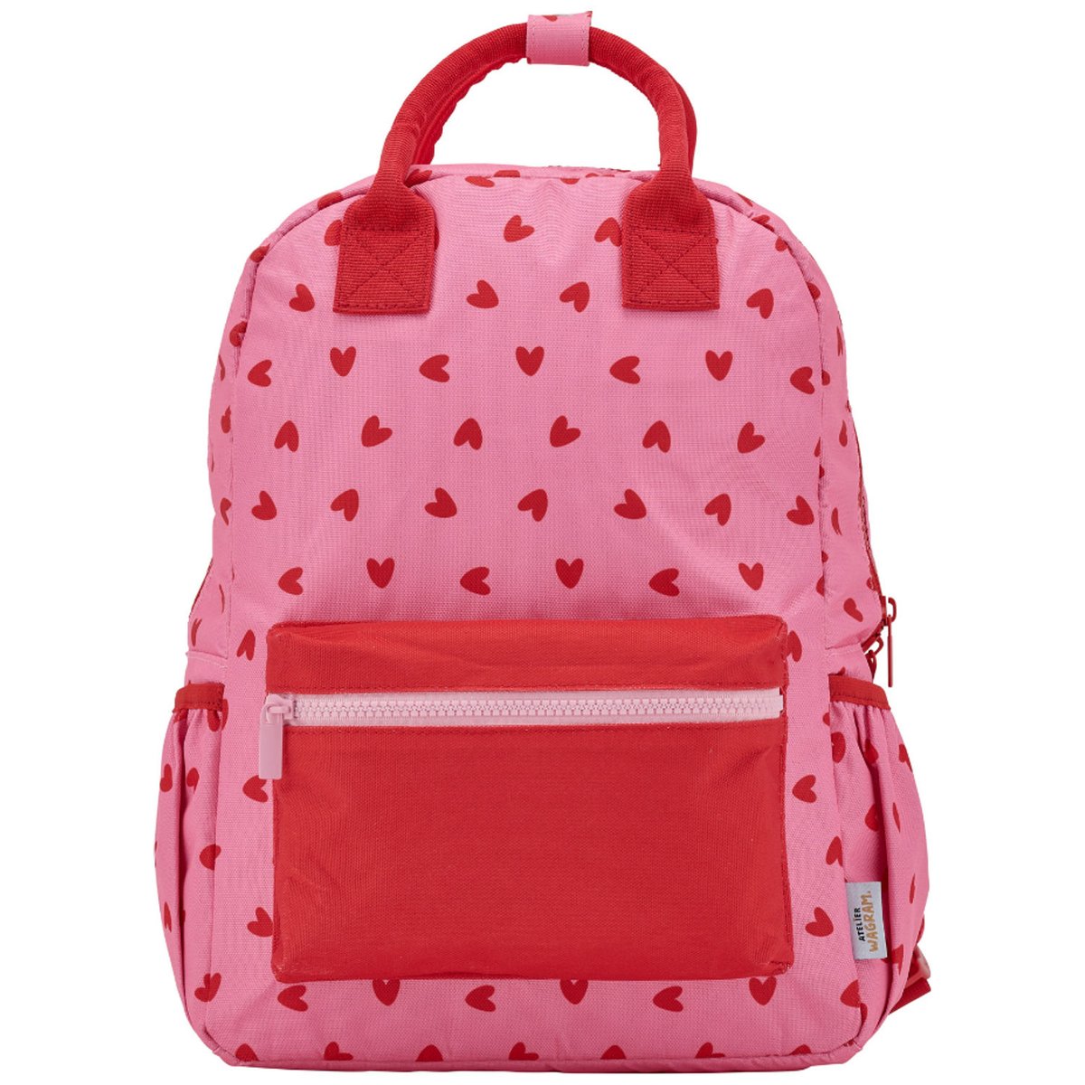 Sac à dos rose, rouge, ATELIER WAGRAM