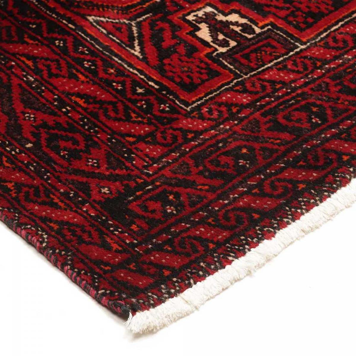 Tapis d'orient, motif oriental, noué main en laine, BALUTSCH rouge, beige, noir, UN AMOUR DE TAPIS