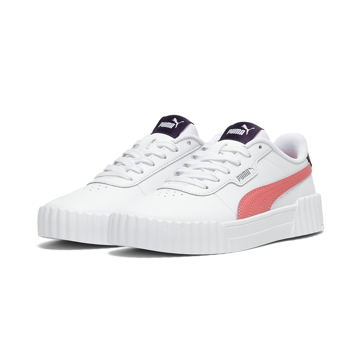 Baskets Carina 3.0 blanc/corail, PUMA