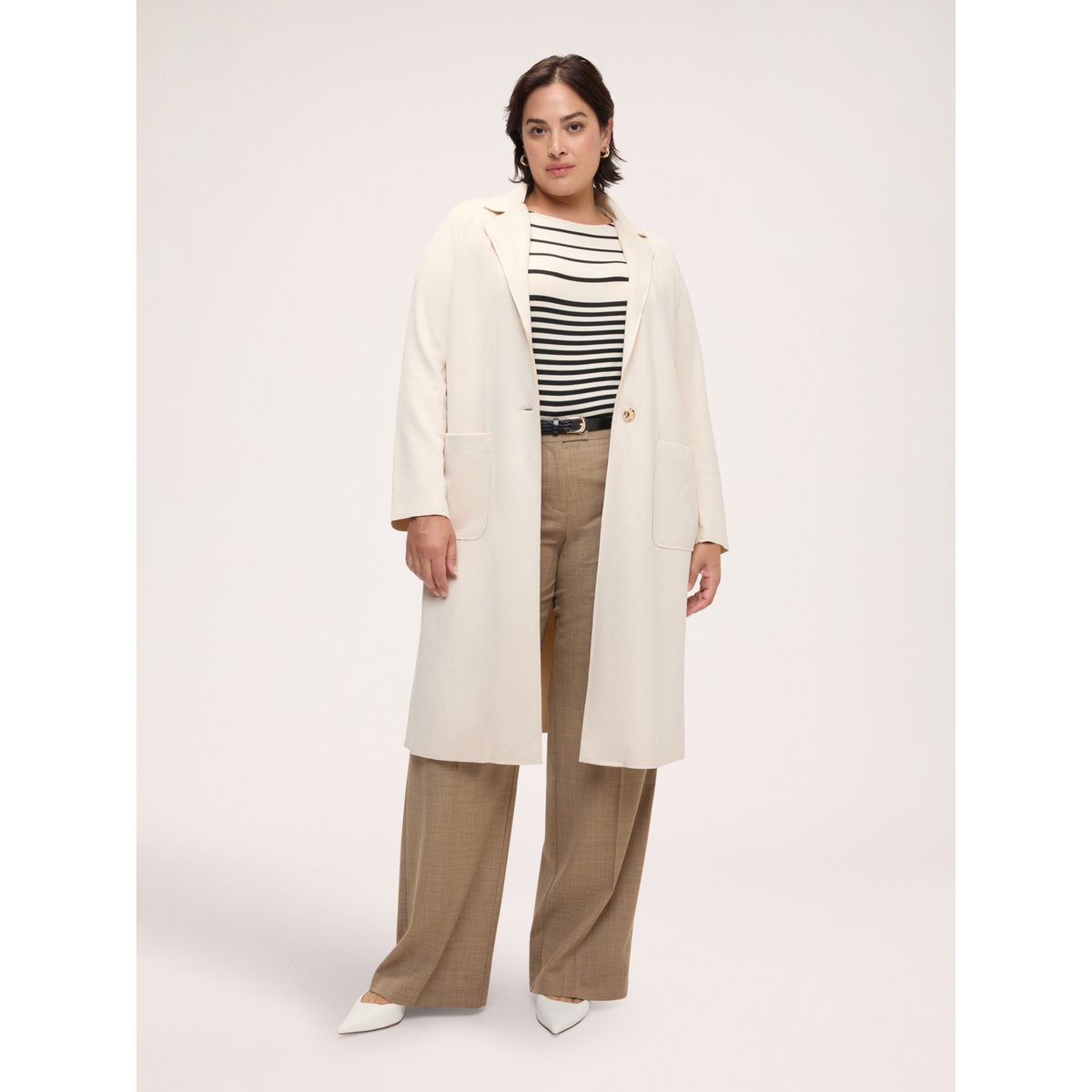Manteau léger beige, FIORELLA RUBINO