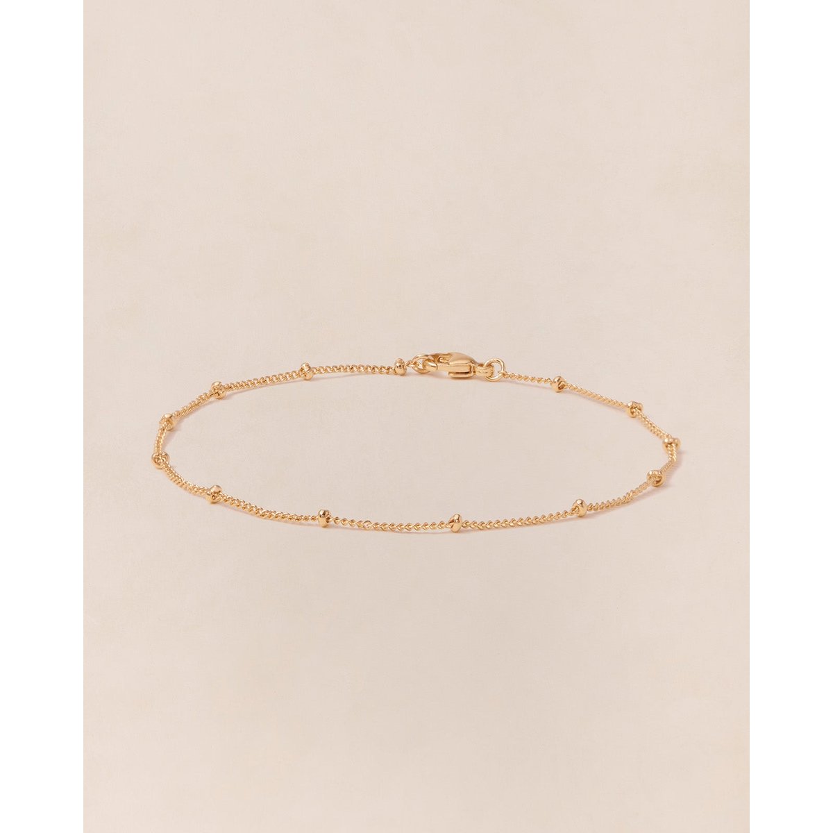 Bracelet chaîne boules dorée à l'or fin, FANTAISIE or - or - doré, EMOI EMOI