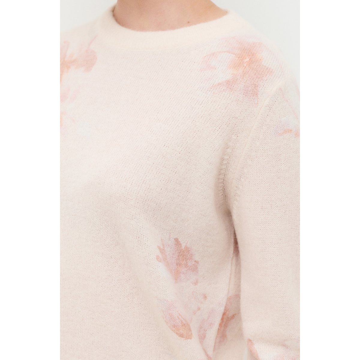 Pull droit col rond MFABIO sable, CAROLL