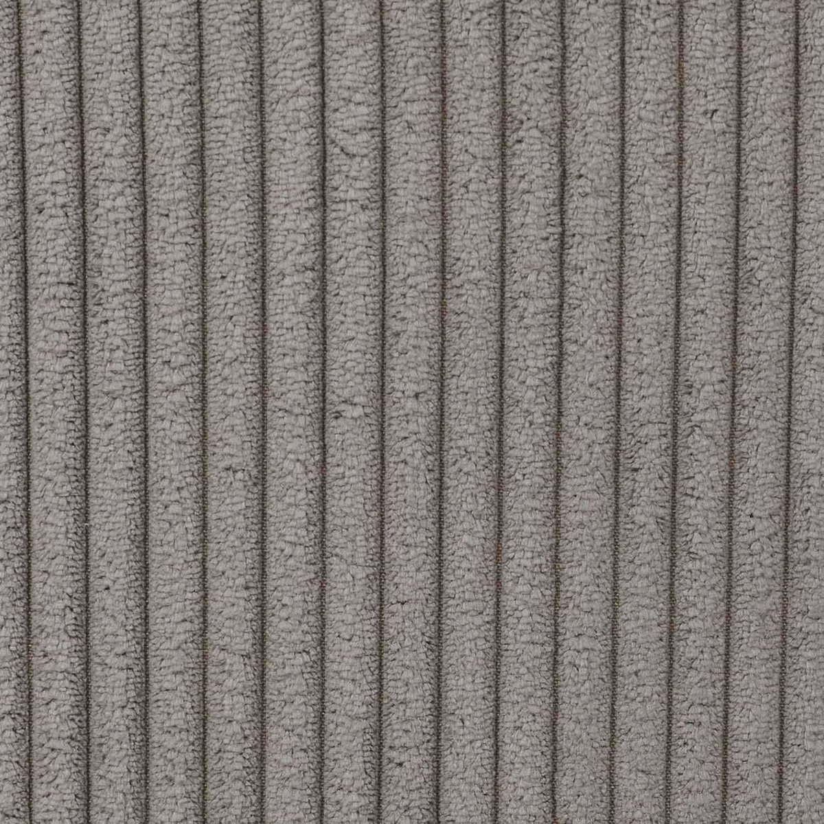 Pouf de rangement pliable en velours côtelé SCOTT taupe, THE HOME DECO FACTORY