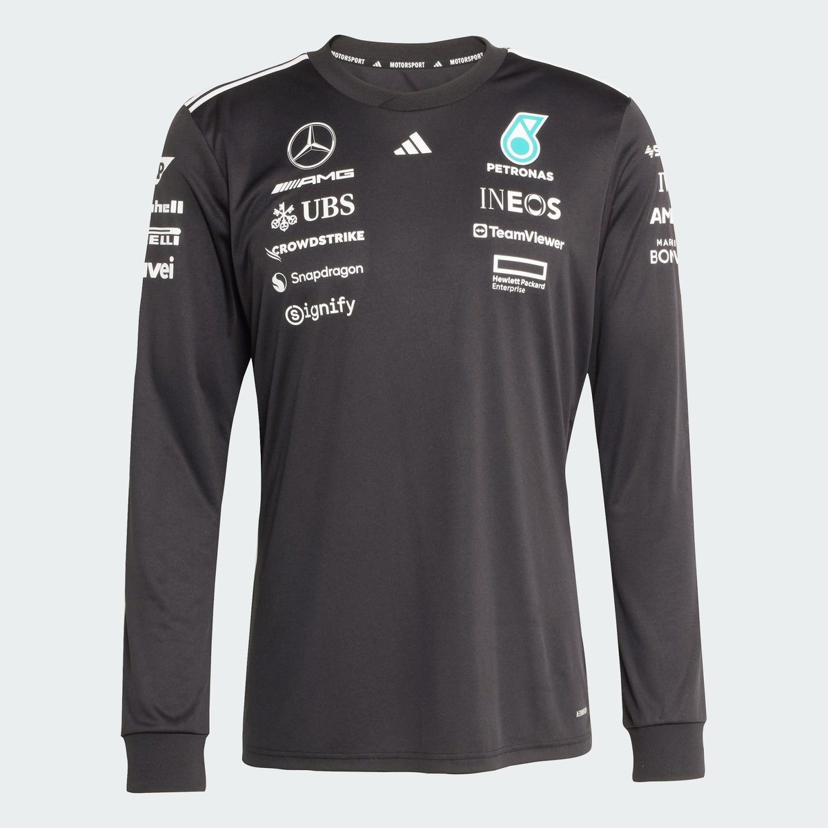 Maillot Pilote Manches Longues Mercedes - Amg Petronas Formula One Team Maillot Pilote Manches Longues Mercedes - Amg Petronas Formula One Team black / white, adidas Performance