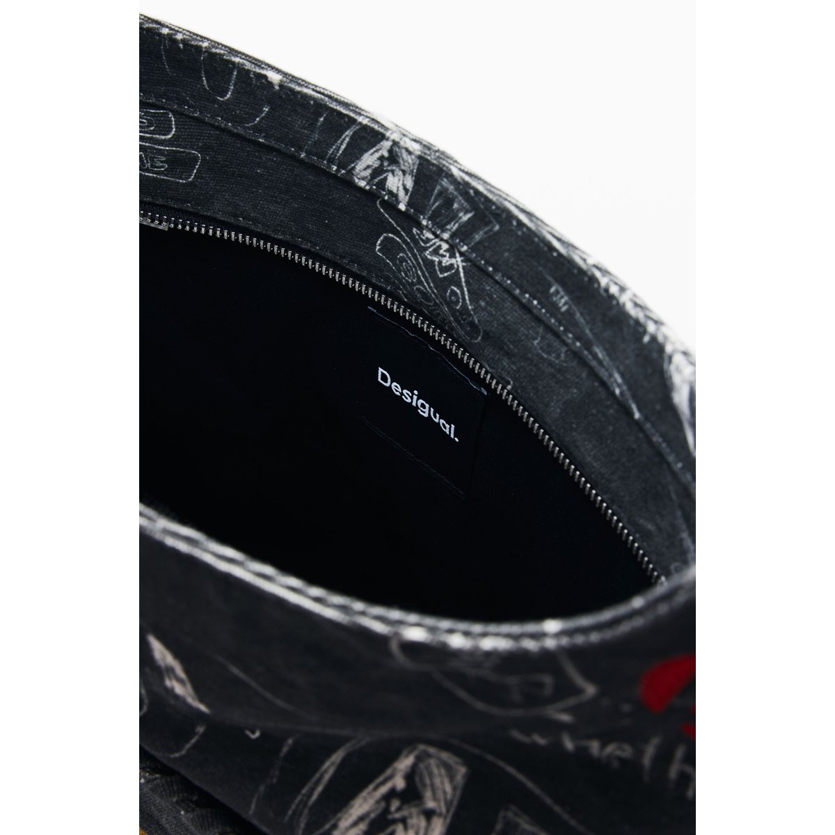 Grand sac arty noir, DESIGUAL