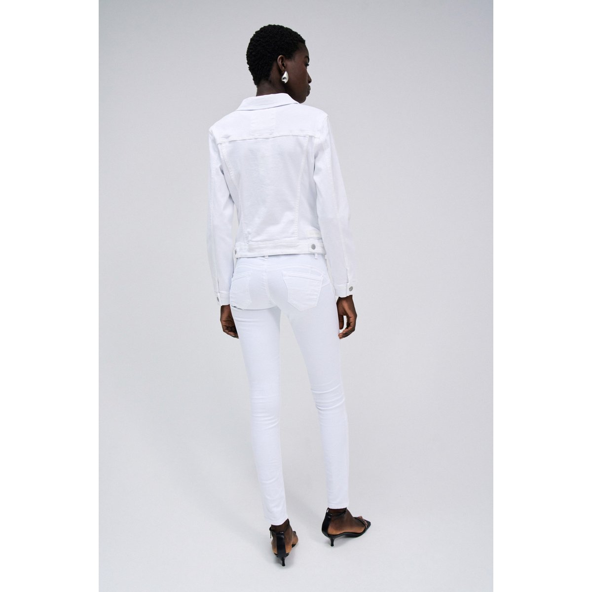 VESTE EN JEAN blanc, SALSA JEANS
