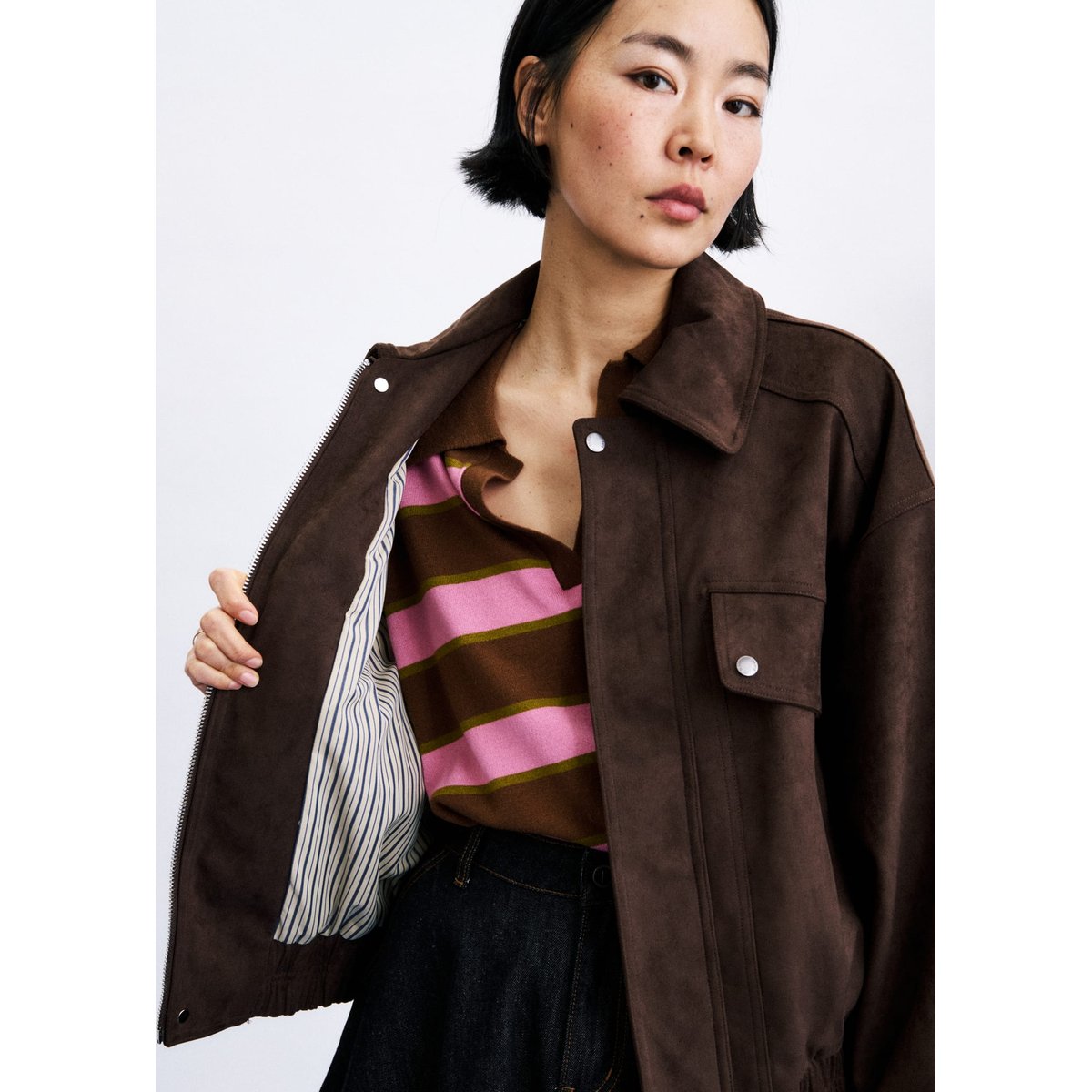 Veste Foxton FOXTON marron chocolat, FRNCH