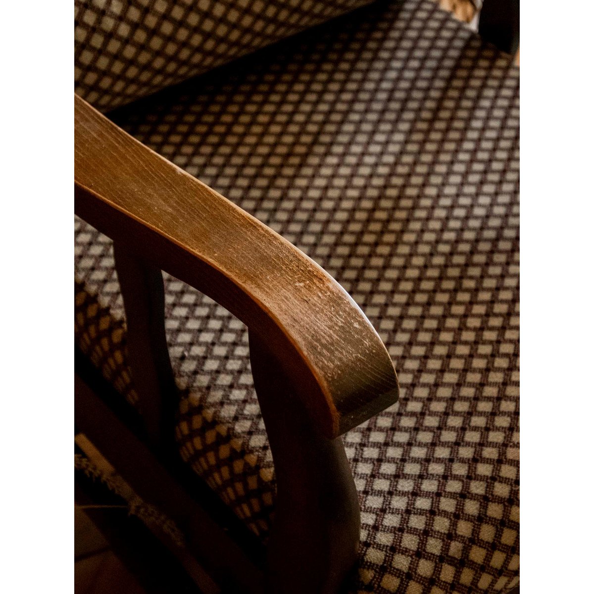 Fauteuil pliable et ajustable Ernest N°1076 - Bon état marron, DEBONGOUT