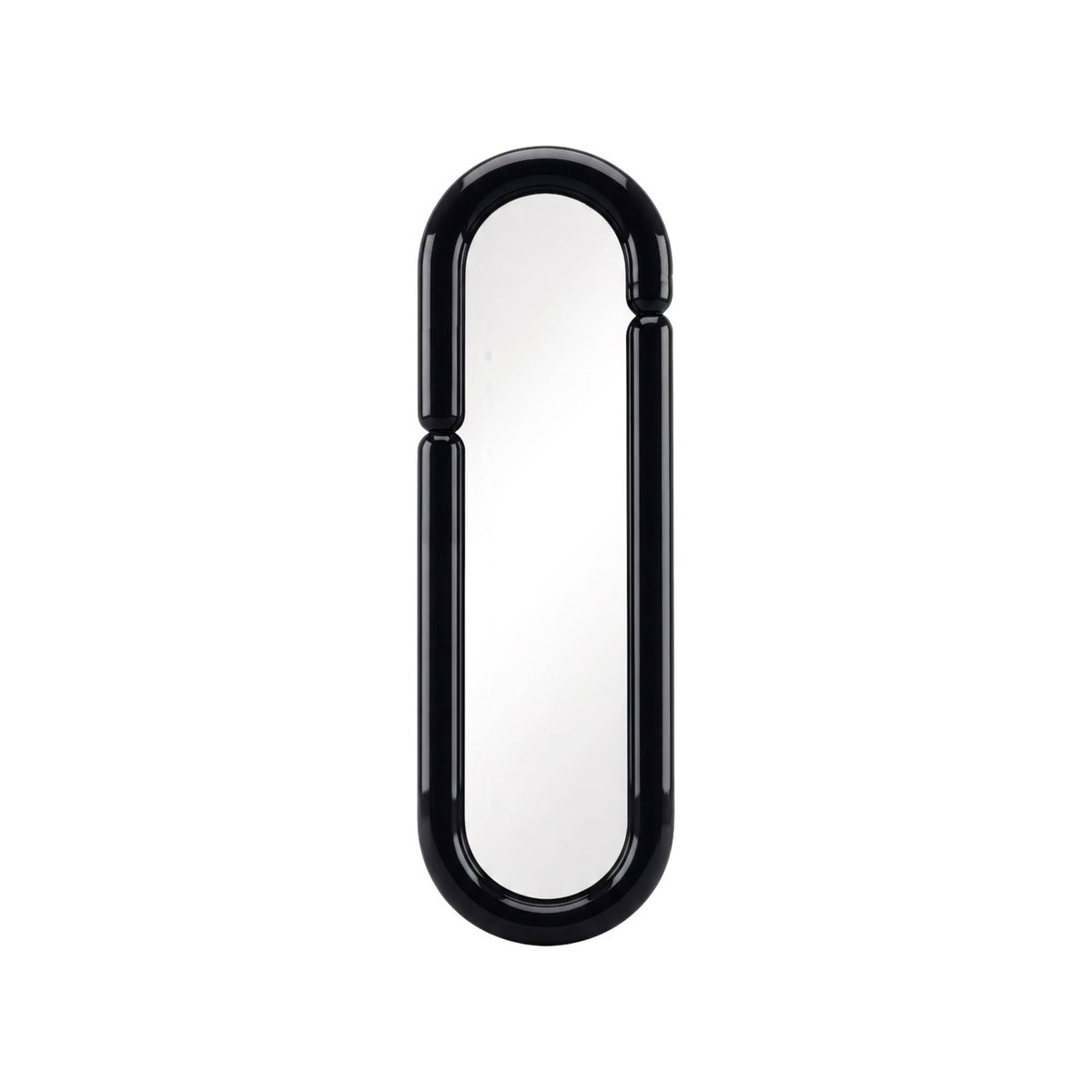 Miroir ovale finition glossy 160cm ADA noir, SWEEEK