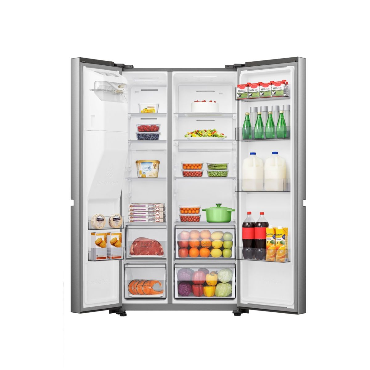 Réfrigérateur Américain RS818N4IIE1 couleur unique, HISENSE