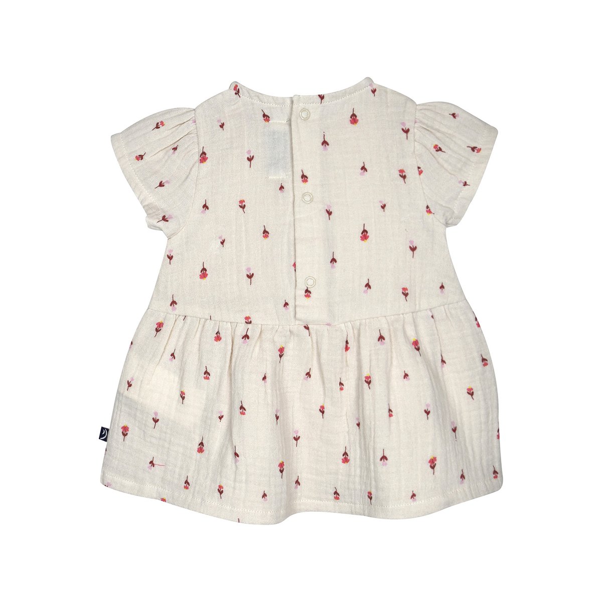 Robe bloomer noelyne naissance blanc, SUCRE D'ORGE