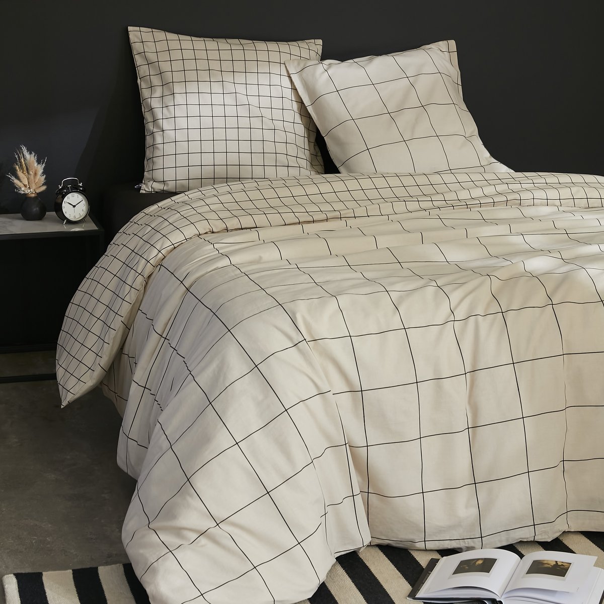 Parure Housse de couette Collection Carrie beige, EDEN