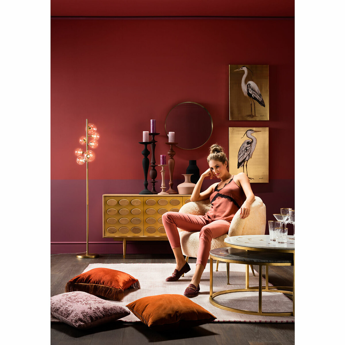 Longdrinkglas Hommage goldfarben, KARE DESIGN