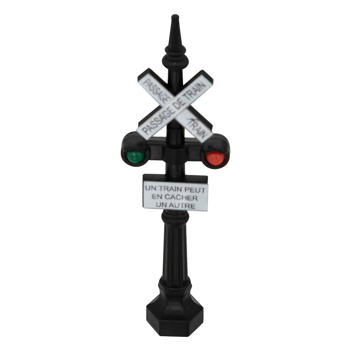 Lot de 2 accessoire village signalisation H9 cm multicolore, ATMOSPHERA