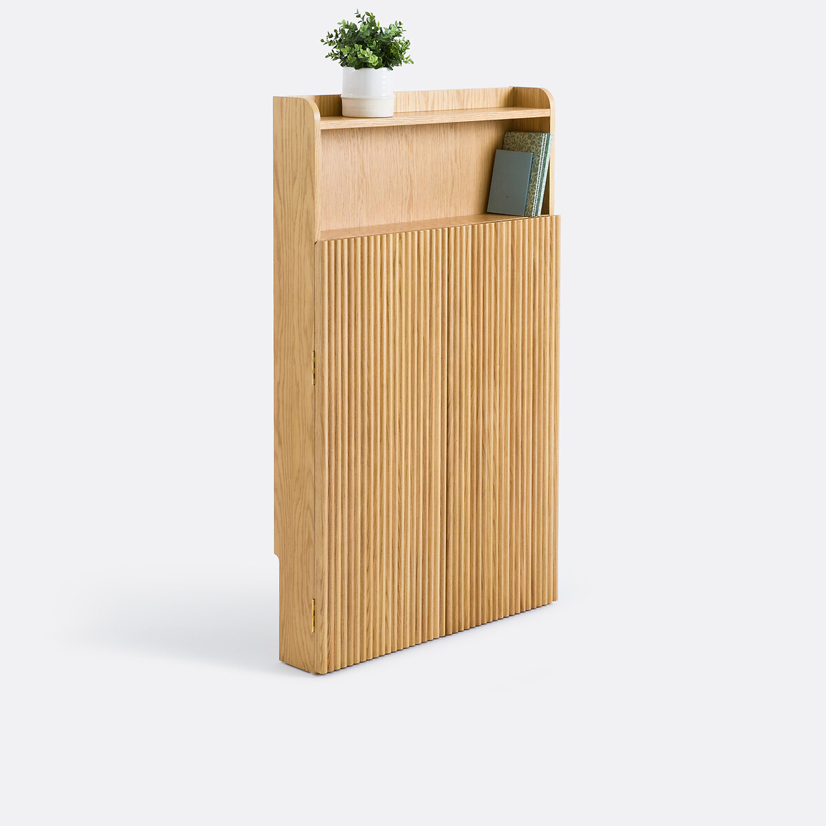 Bureau étagère, Maoro plaqué chêne, LA REDOUTE INTERIEURS
