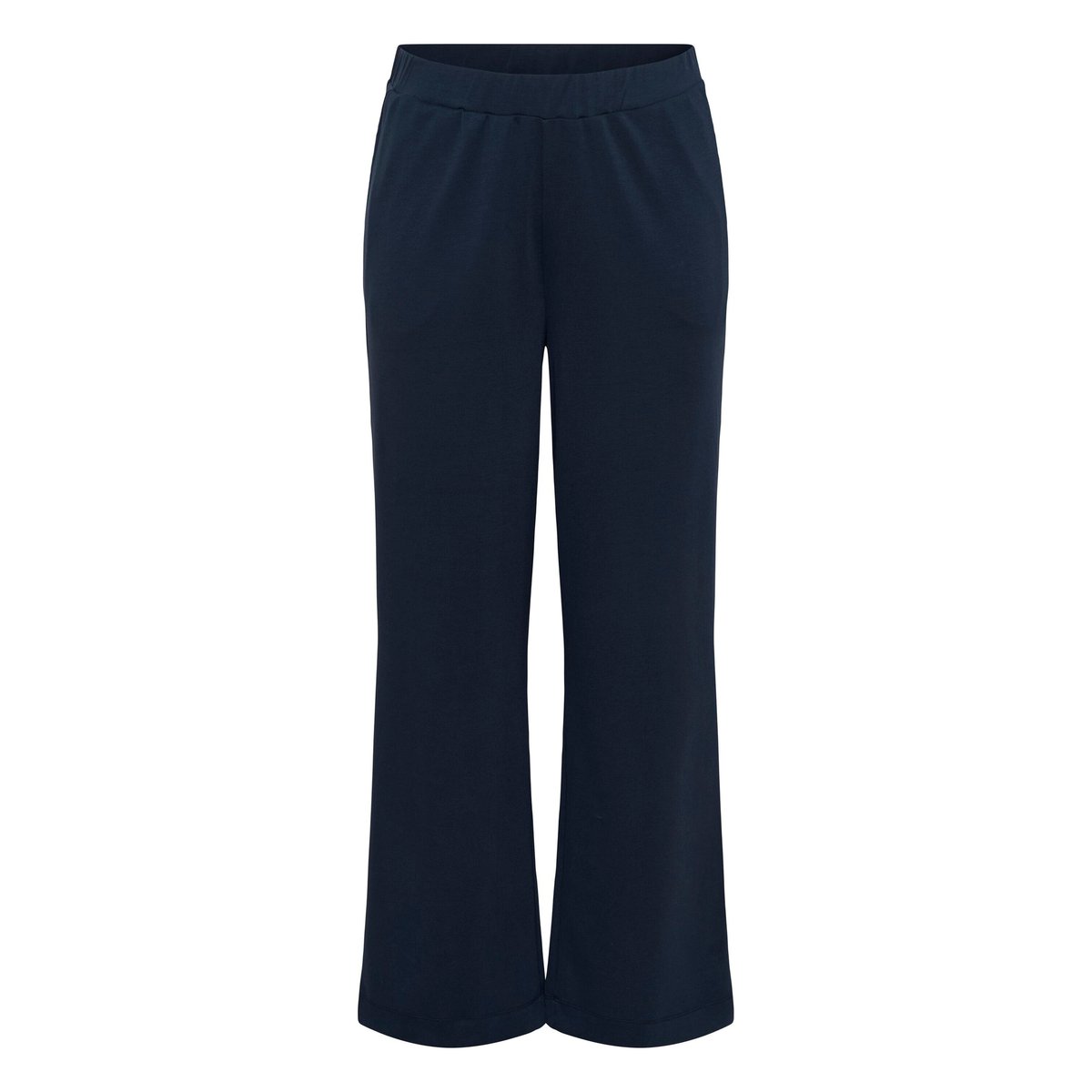 Pantalon casual bleu midnight marine, KAFFE CURVE