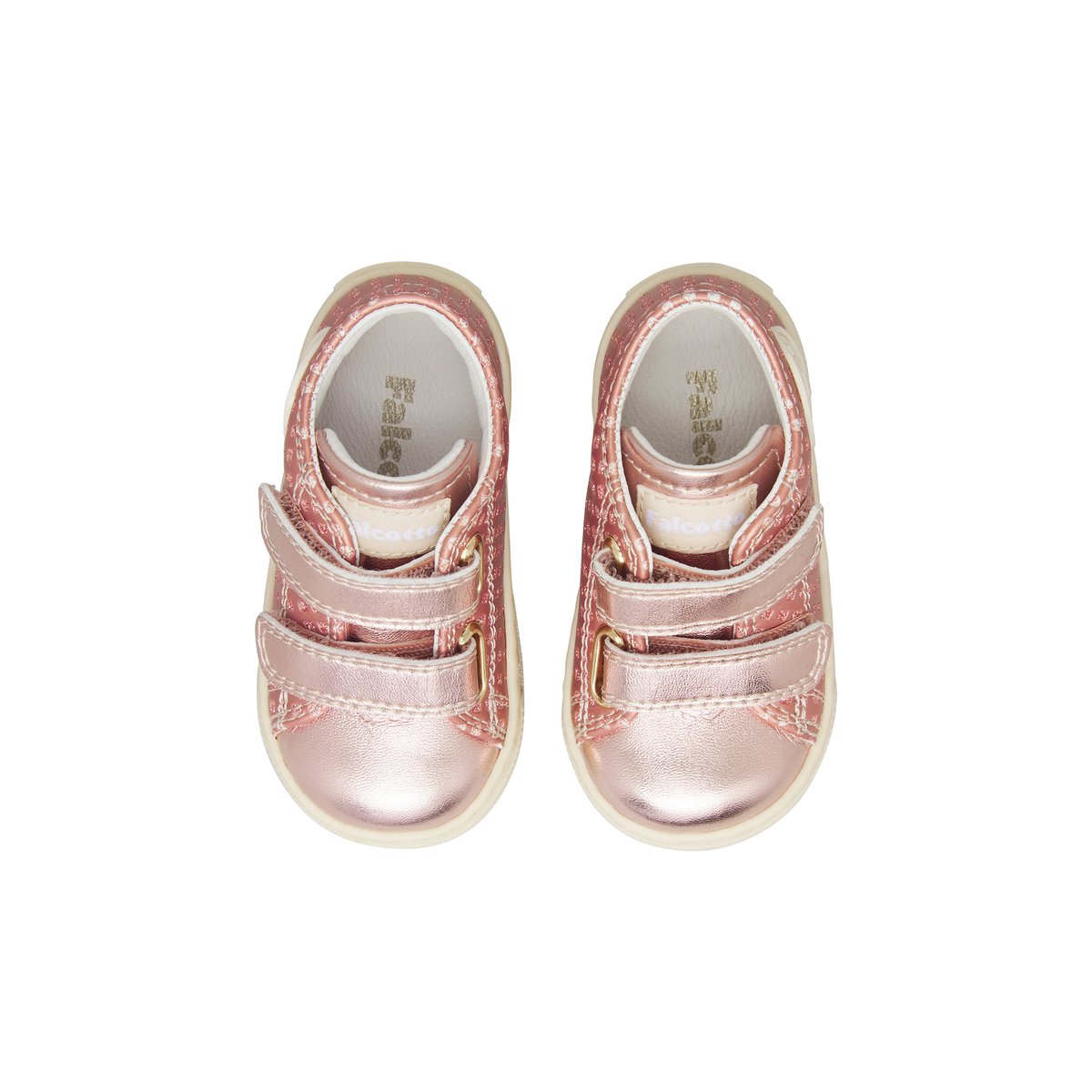 Sneakers en simili cuir MICHAEL 3. blanc-rose-, FALCOTTO