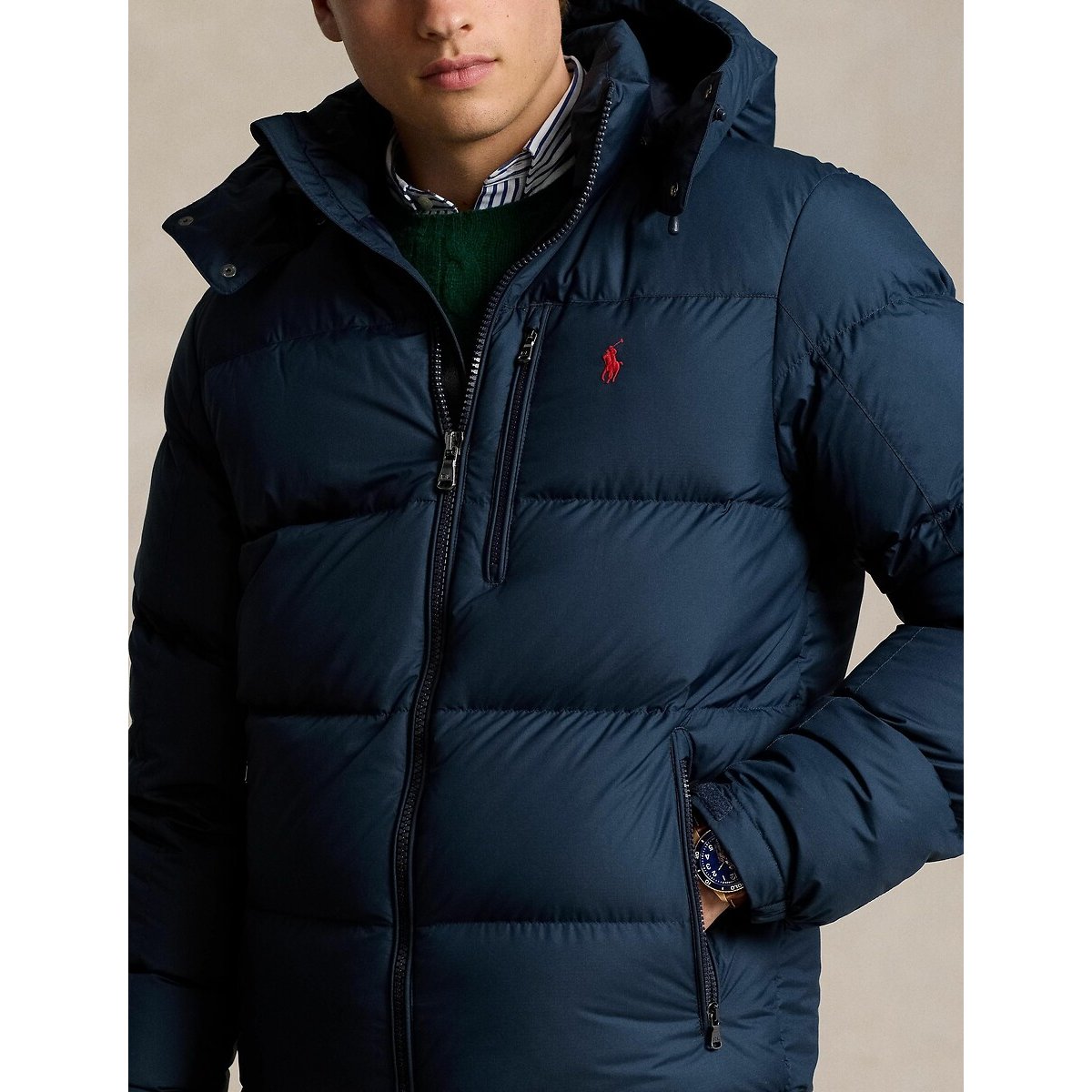 Gorham padded jacket navy blue, POLO RALPH LAUREN