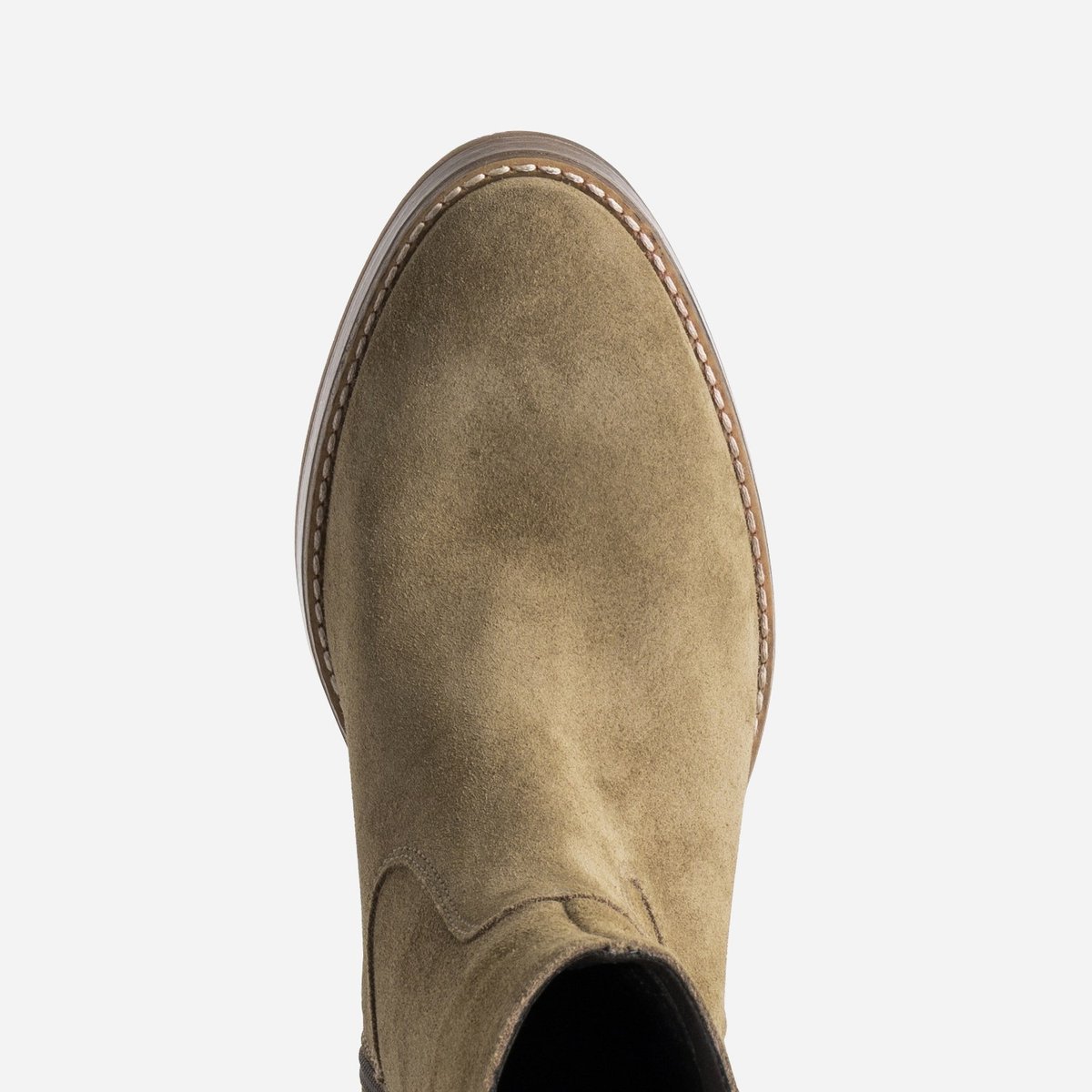 Boots À Talon en cuir NELY taupe, ERAM