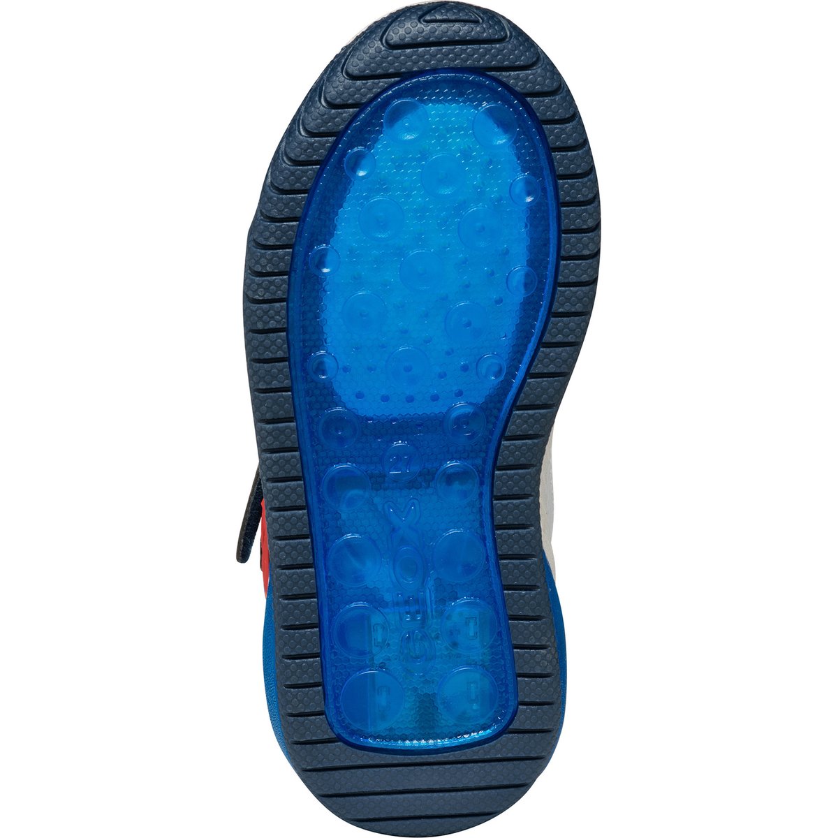 Baskets montantes, respirantes, à LED, INEK bleu marine/bleu clair, GEOX