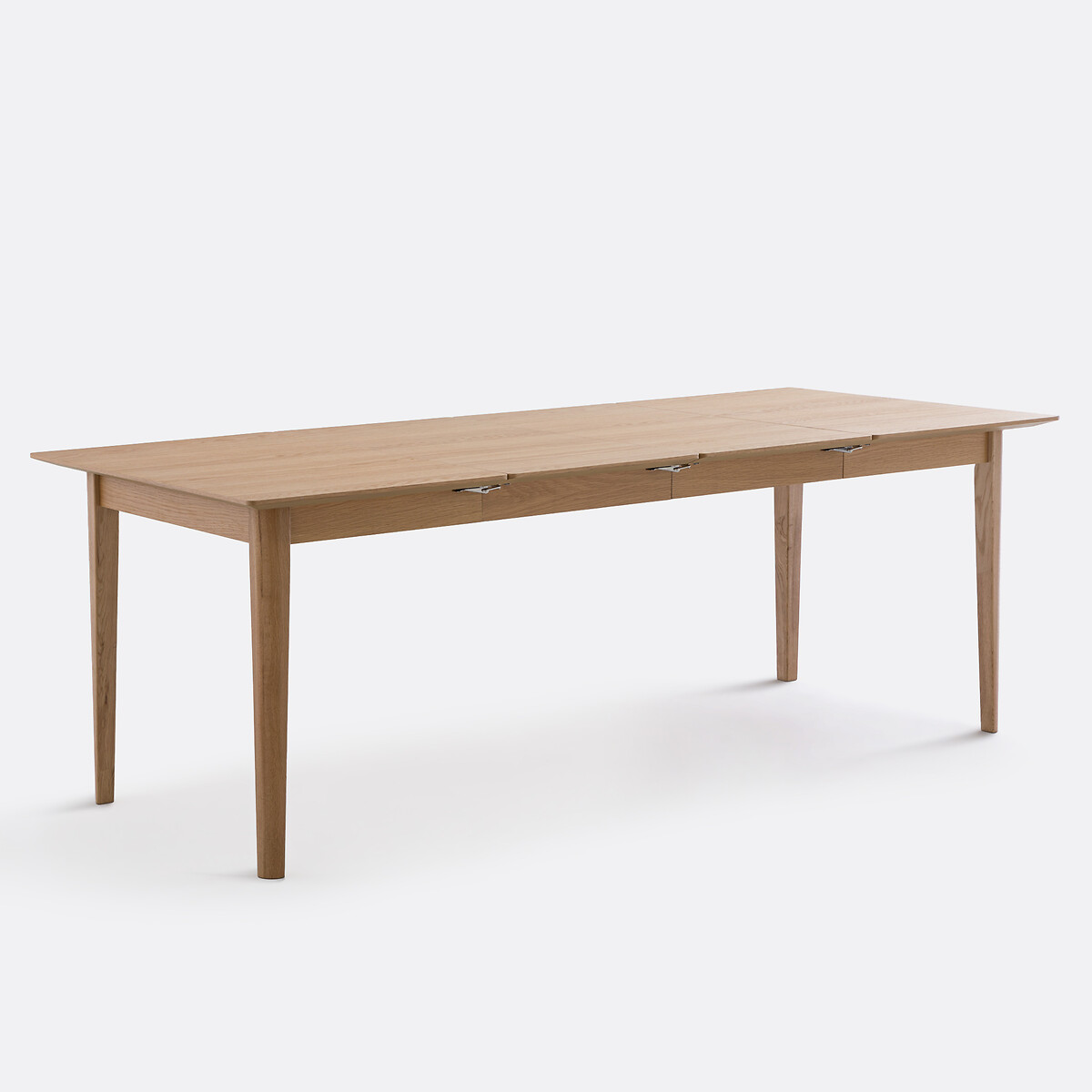 Mesa de comedor extensible de chapado de roble, de 4 a 10 cubiertos, TIOGA color roble, LA REDOUTE INTERIEURS