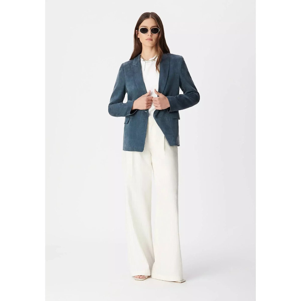 Blazer coupe droite marine, IKKS