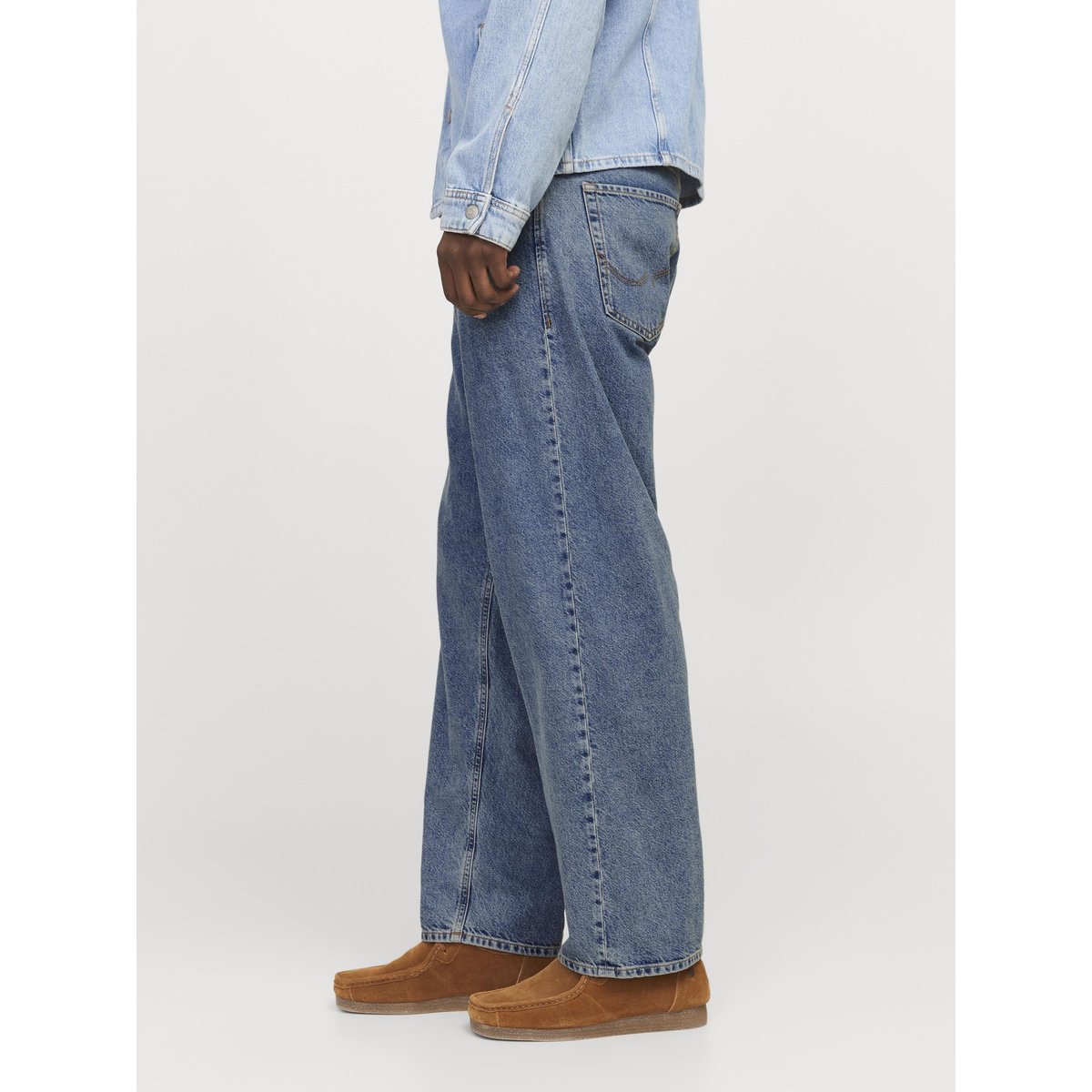 Jean baggy Alex boutonné blue denim, JACK & JONES