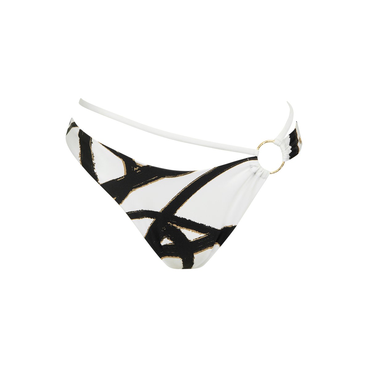 Bas maillot slip de bain échancré HONOLULU blanc, LISCA