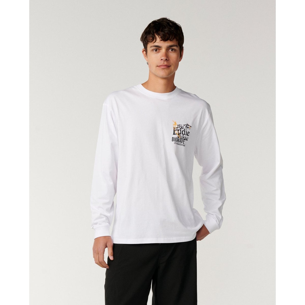 T-shirt à manches longues EDDIE WOULD GO blanc, RIP CURL