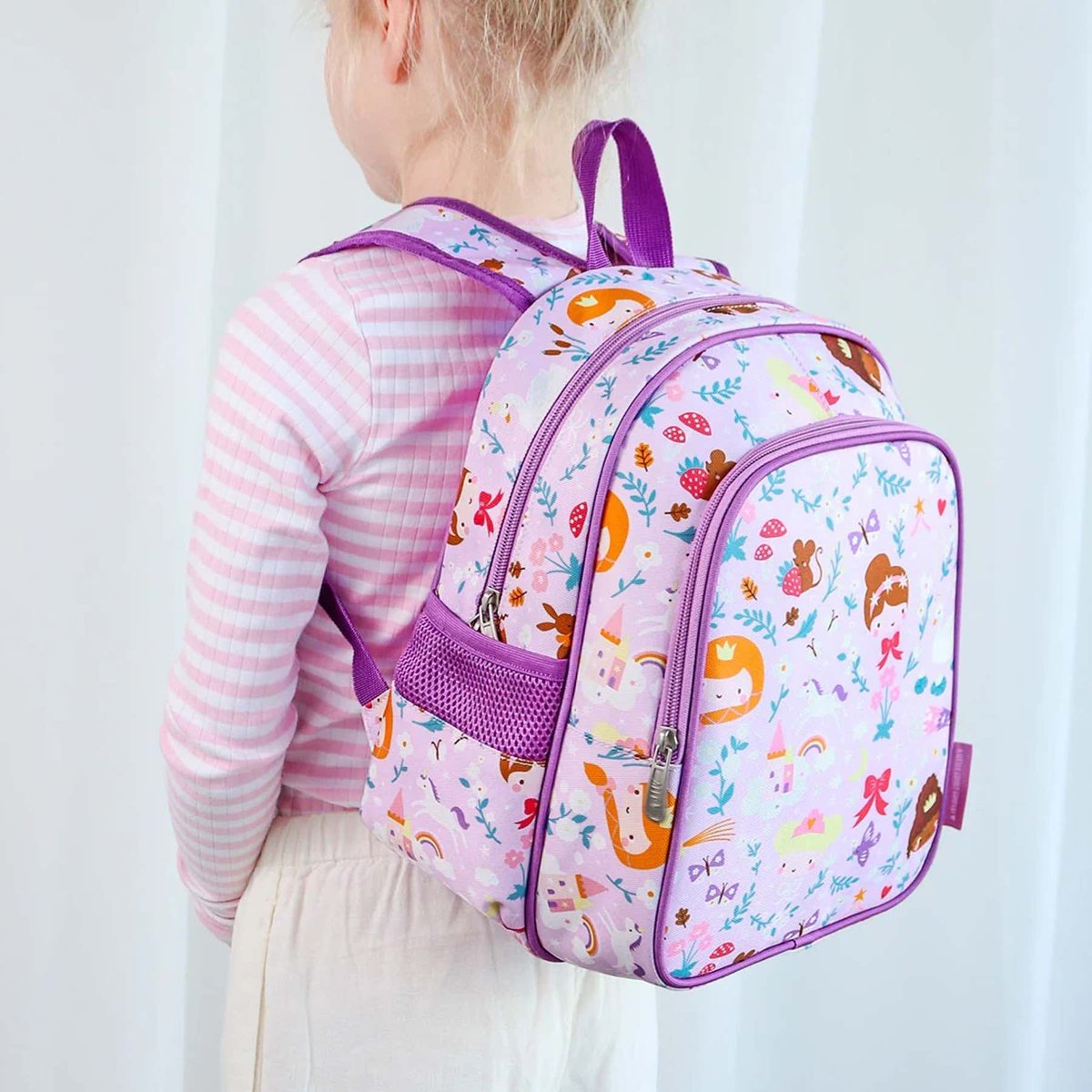 Cartable sac à dos enfant isotherme pour école maternelle et primaire parme, A LITTLE LOVELY COMPANY