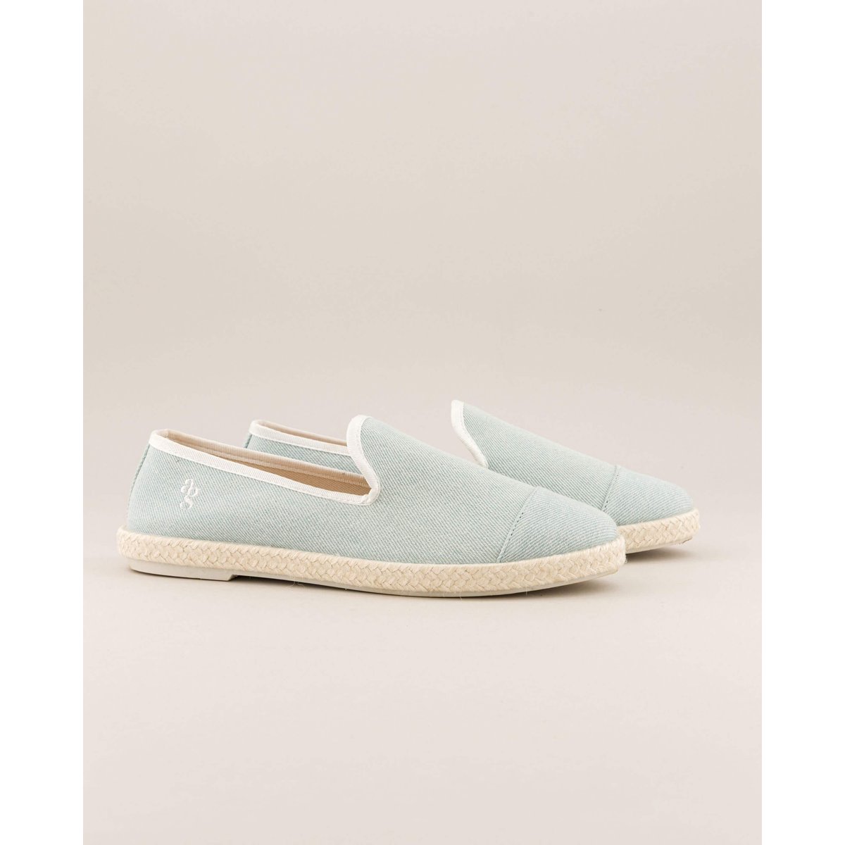 Espadrille coton CENITZ bleu denim clair, ANGARDE