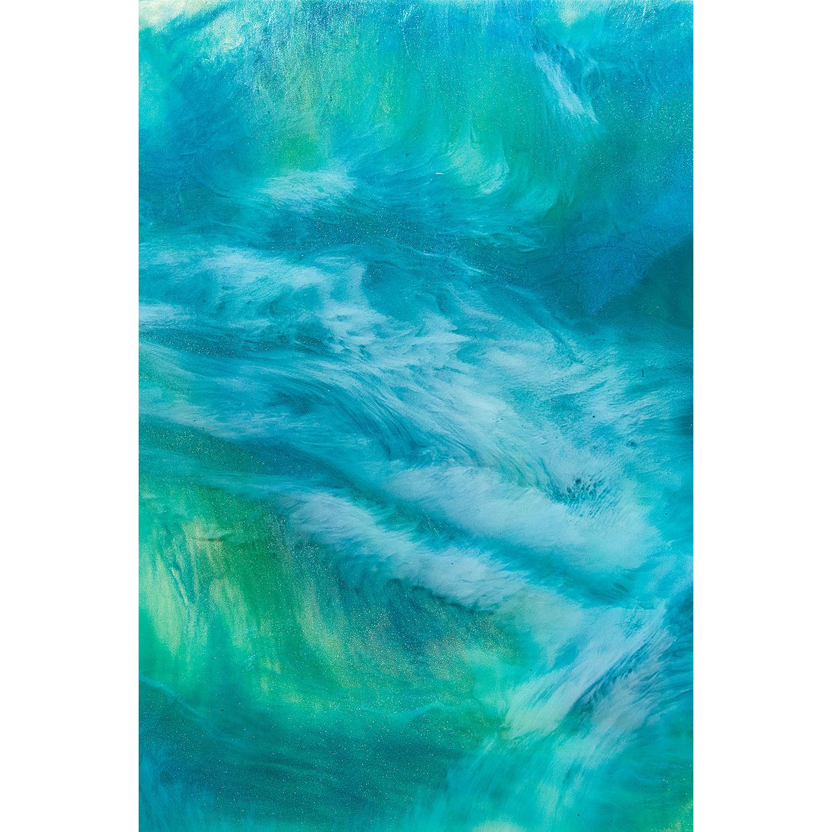 Tableau bleu nebuleux tableau alu dibond, HEXOA