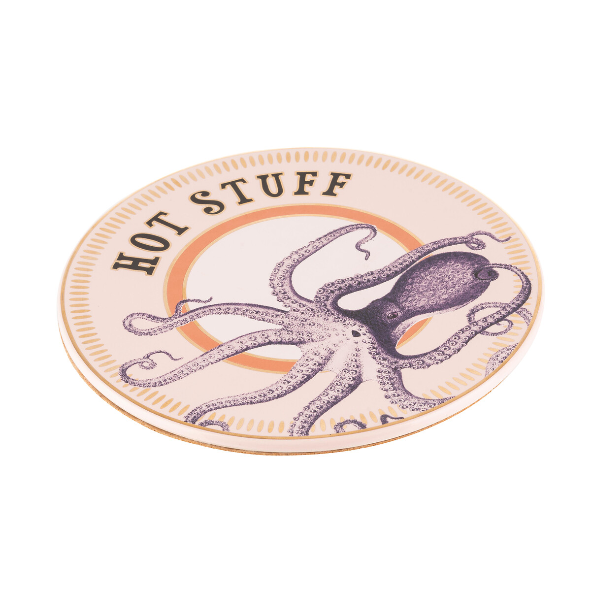 Octopus "Hot Stuff" Trivet pink, YVONNE ELLEN