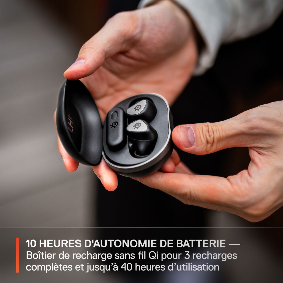 Casque gamer Arctis GameBuds Noir couleur unique, STEELSERIES