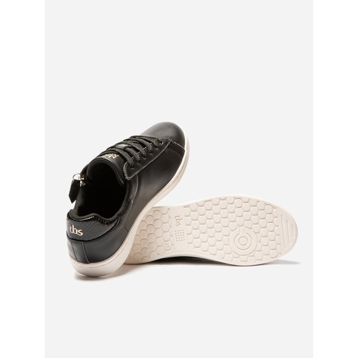Baskets zippées LORAZIP noir, TBS