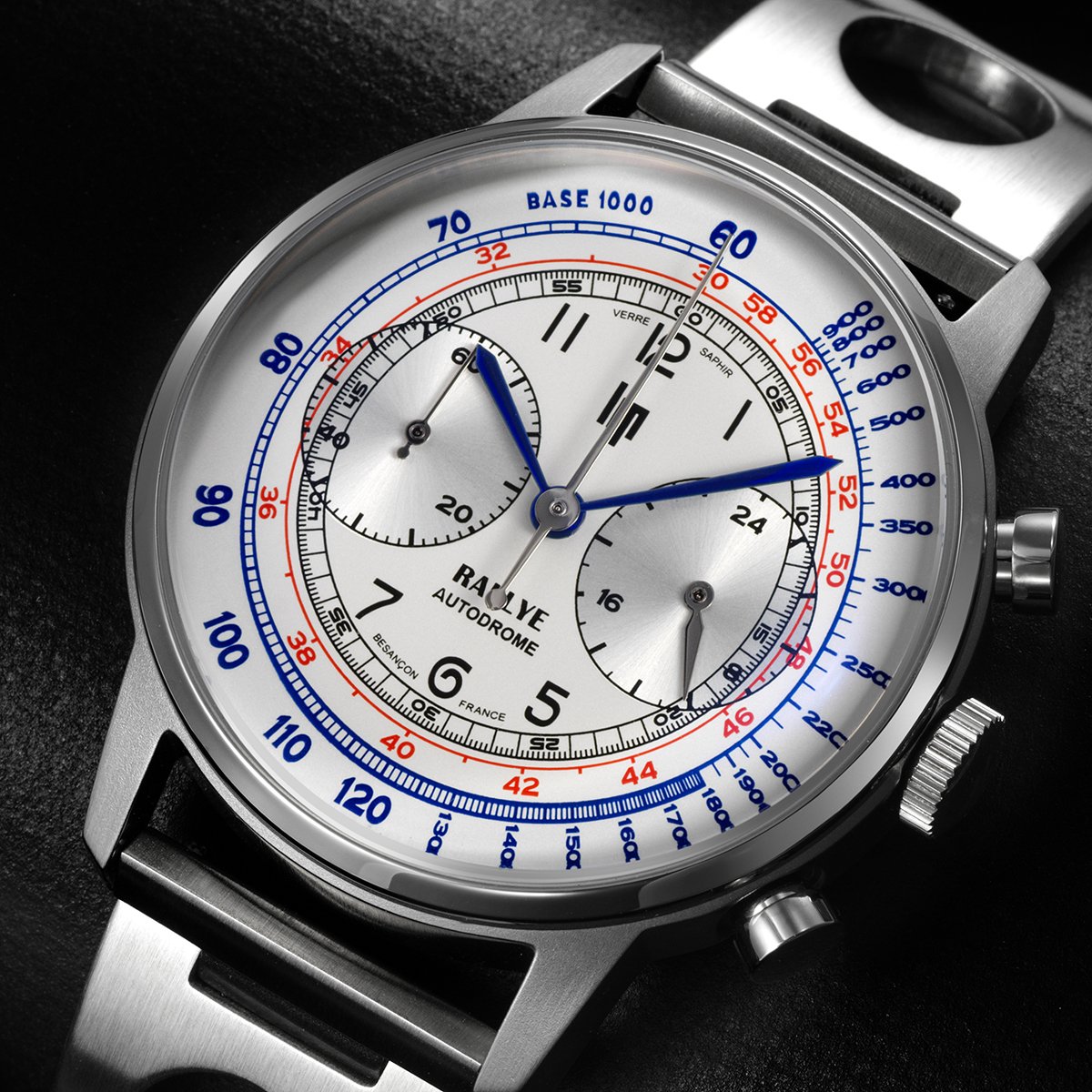 Montre Analogique  RALLYE argenté argenté argenté, LIP