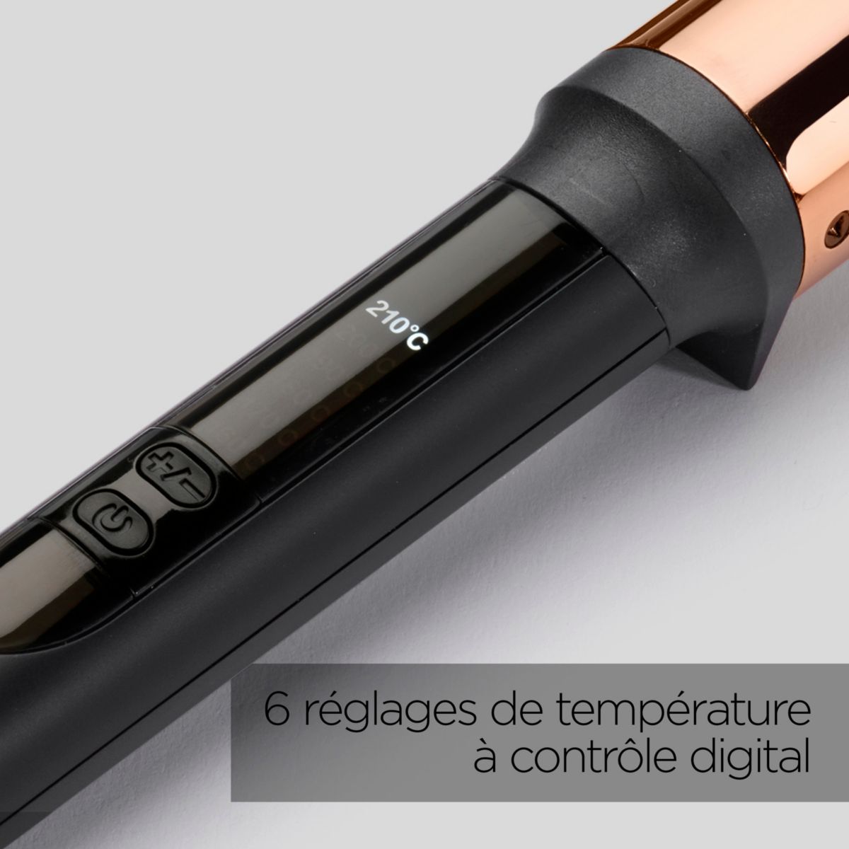 Fer à boucler C458E Salon Brilliance Conical couleur unique, BABYLISS