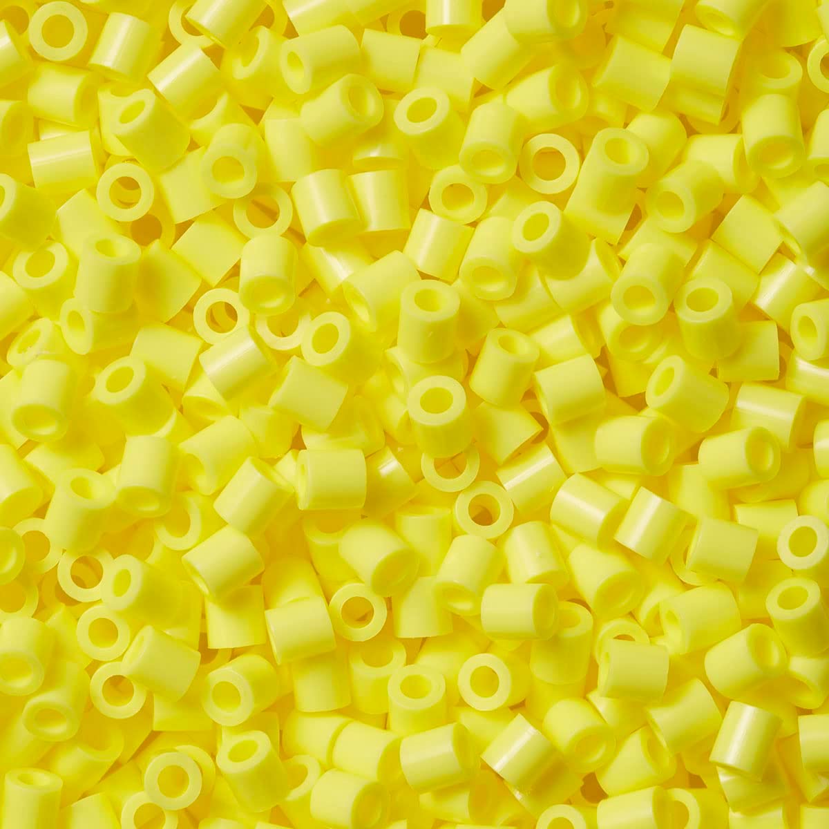 Sachet 1000 perles plastique jaune pastel, HAMA