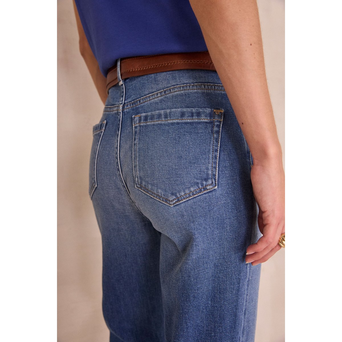 Jean cropped DELIA stone used, Maison 123