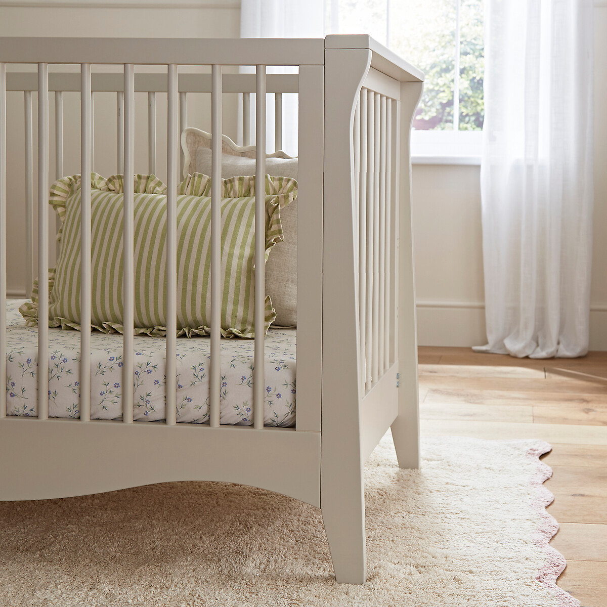 Clara Mini Cot Bed stone beige, CUDDLECO
