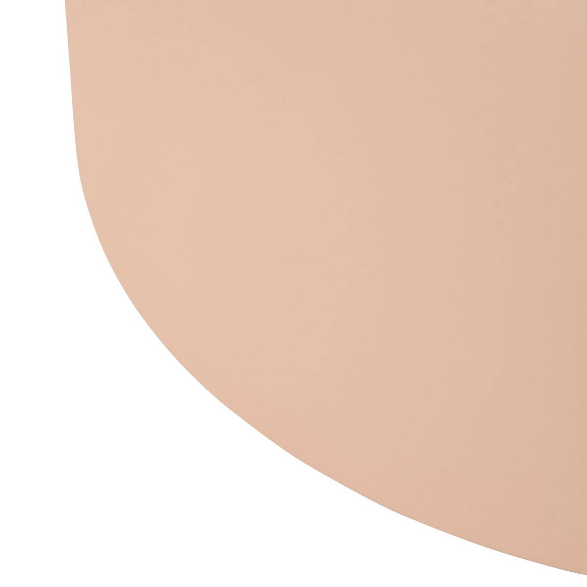 Table d'appoint acier PALOMBA beige, ATMOSPHERA